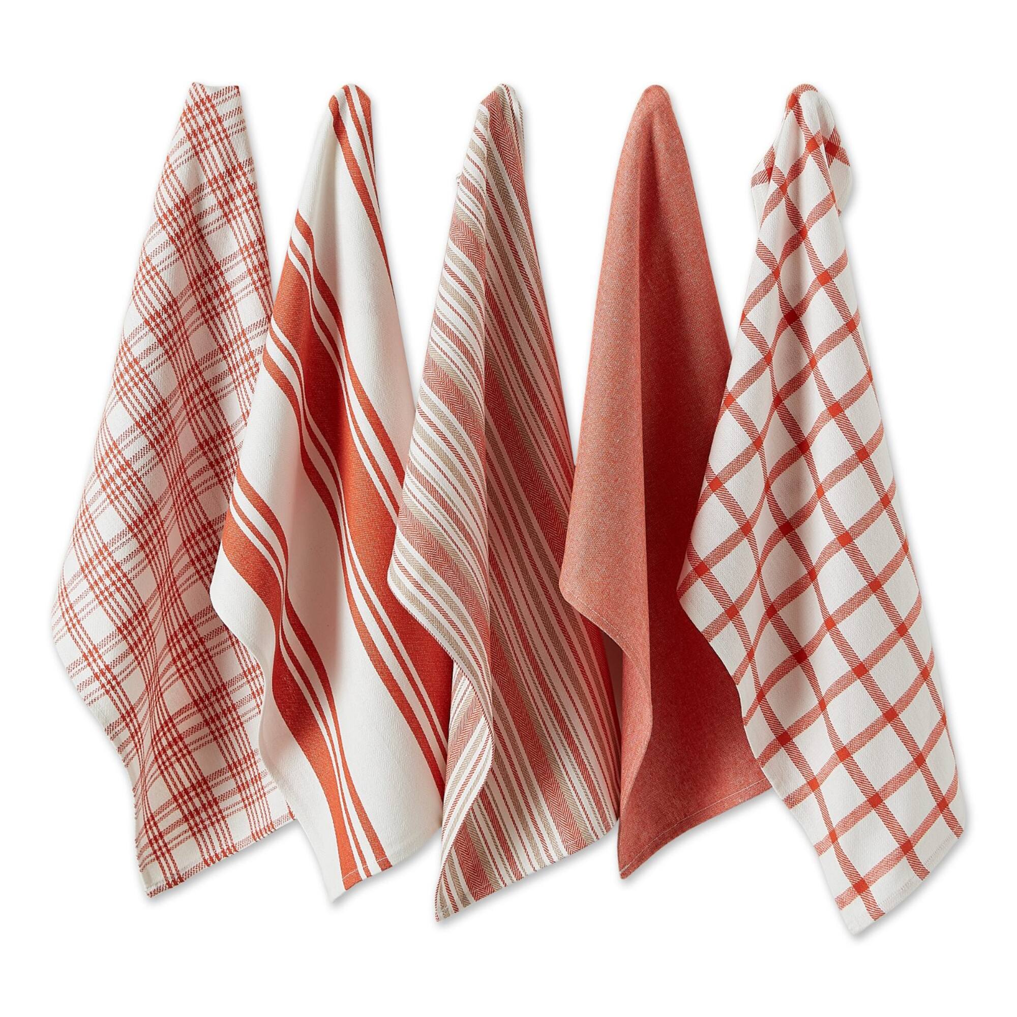 DII® Assorted Spice Woven Dishtowels Set